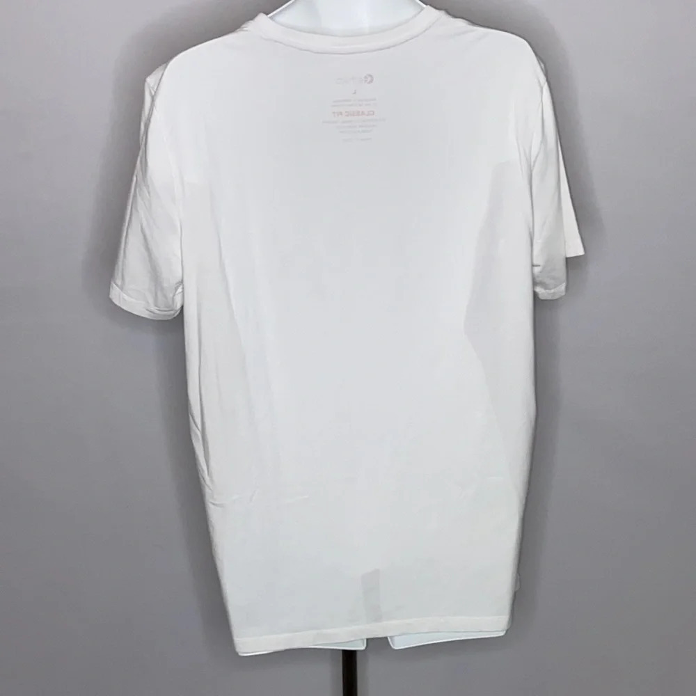 Ethika Crew Neck Short Sleeve Metallic Pink Logo Print Classic Fit T Shirt - LG - Picture 3 of 5